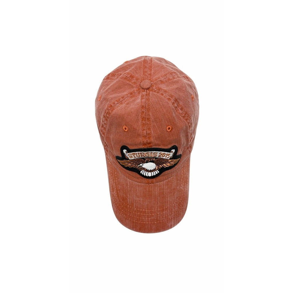 Sturgis 2015 Rust Color Cap Hat 75th Anniversary 100% Cotton One Size Fits All - Picture 6 of 9